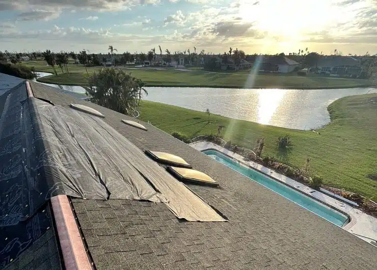 Shingle roof repair